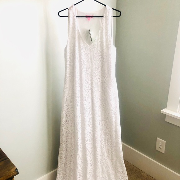 Lilly Pulitzer Aster white lace maxi - Picture 2 of 4
